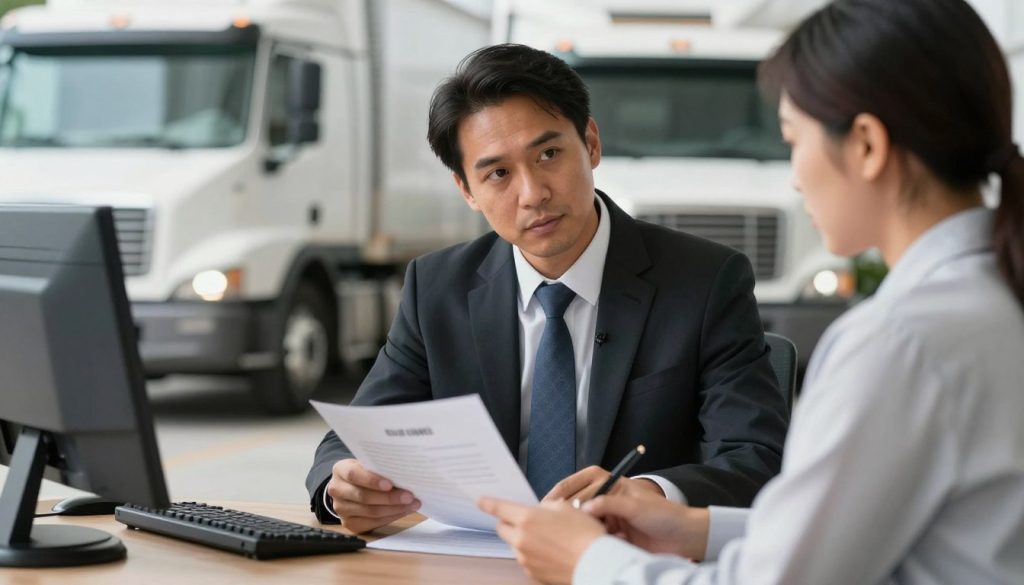 Attorney consulting with commercial driver about Commercial Driver DUI in Los Angeles