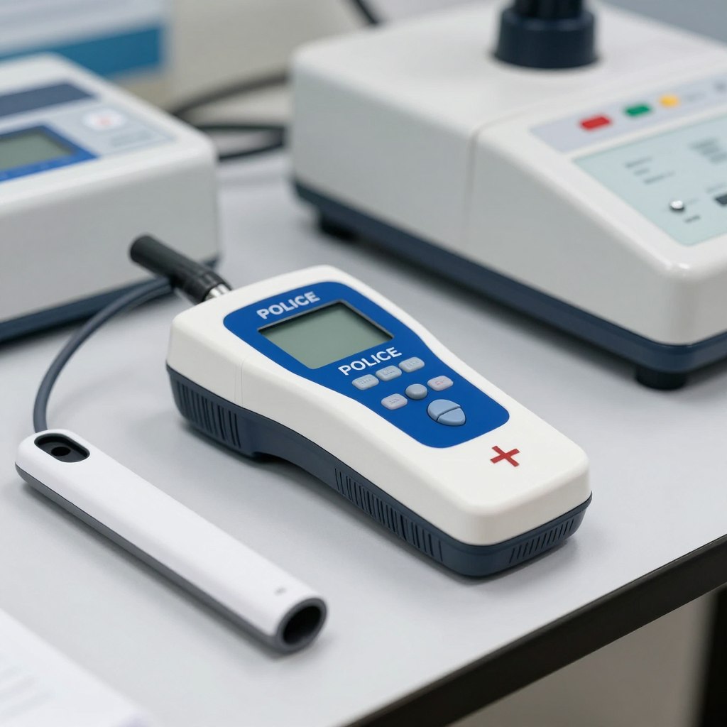Breathalyzer device used in Los Angeles DUI cases