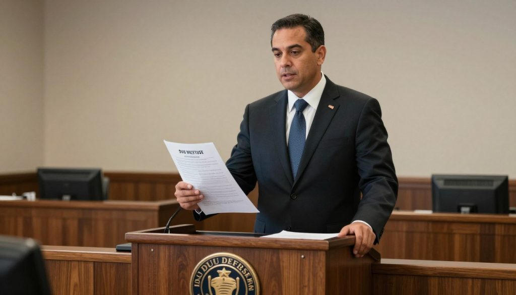 DUI defense lawyer challenging chemical test refusal evidence in Los Angeles court