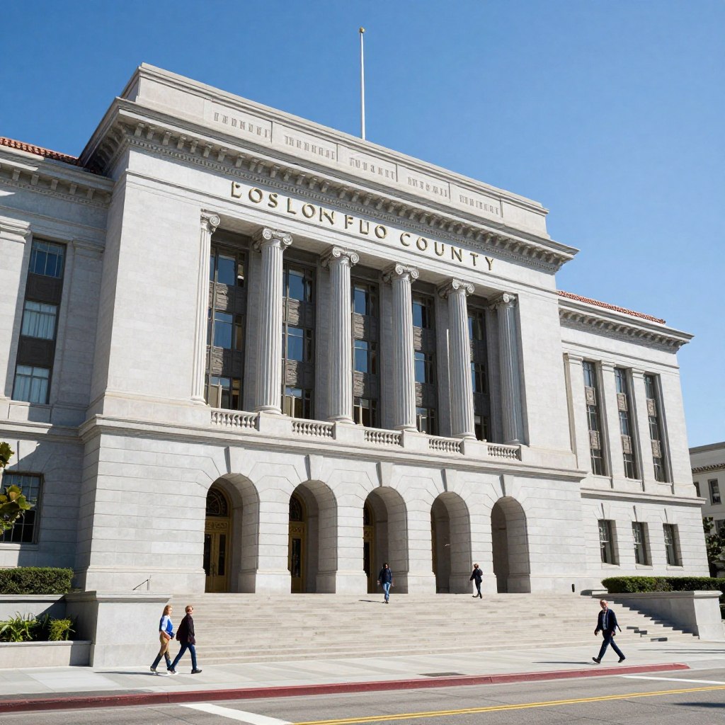 Los Angeles courthouse where DUI defense cases are heard